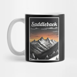 Saddleback maine usa ski Mug